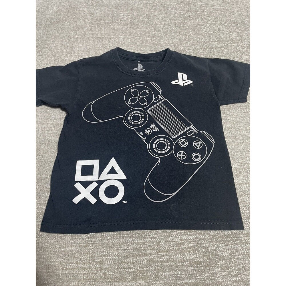 PlayStation Shirt Boy’s X/S Video Game Control Raised Graphic Kids T-Shirt